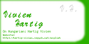 vivien hartig business card